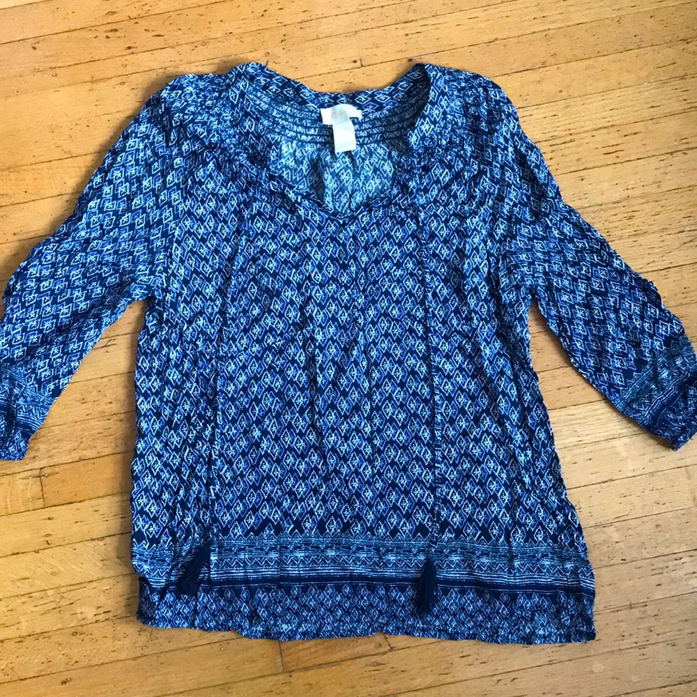 Blue blouse